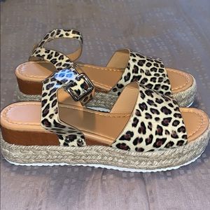 BRAND NEW CHEETAH ESPADRILLES